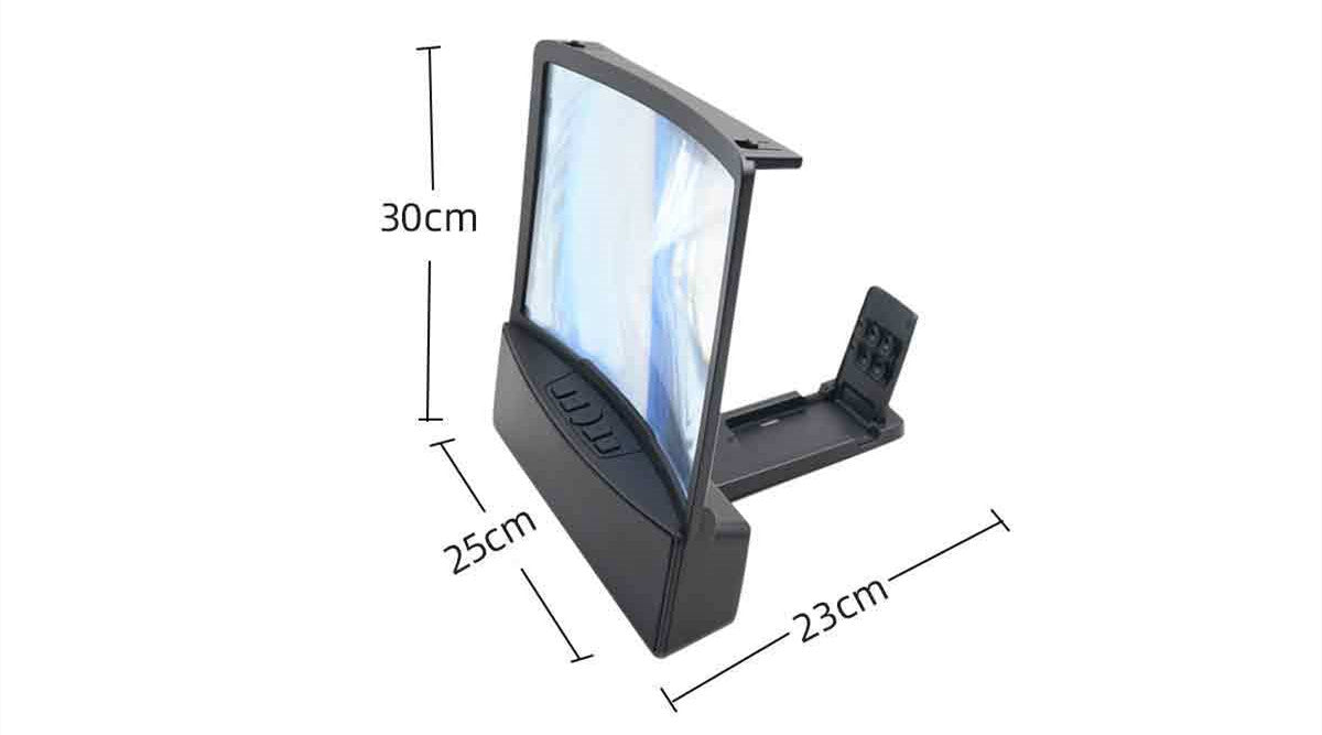 10 Inch Curved Screen Magnifier Bluetooth Speaker - Teksprt