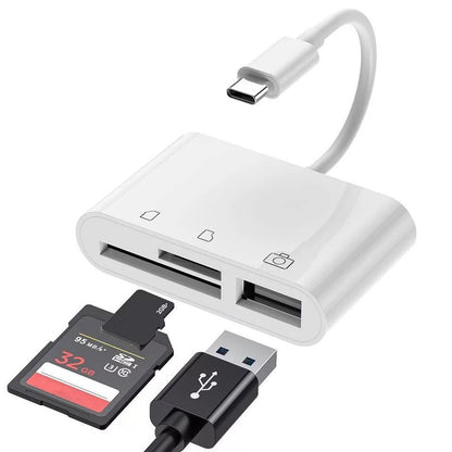 Type-c Three-in-one Otg Multi-function Card Reader